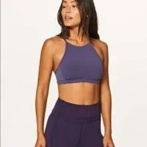 lululemon athletica Purple High-Neck Sports Bralette